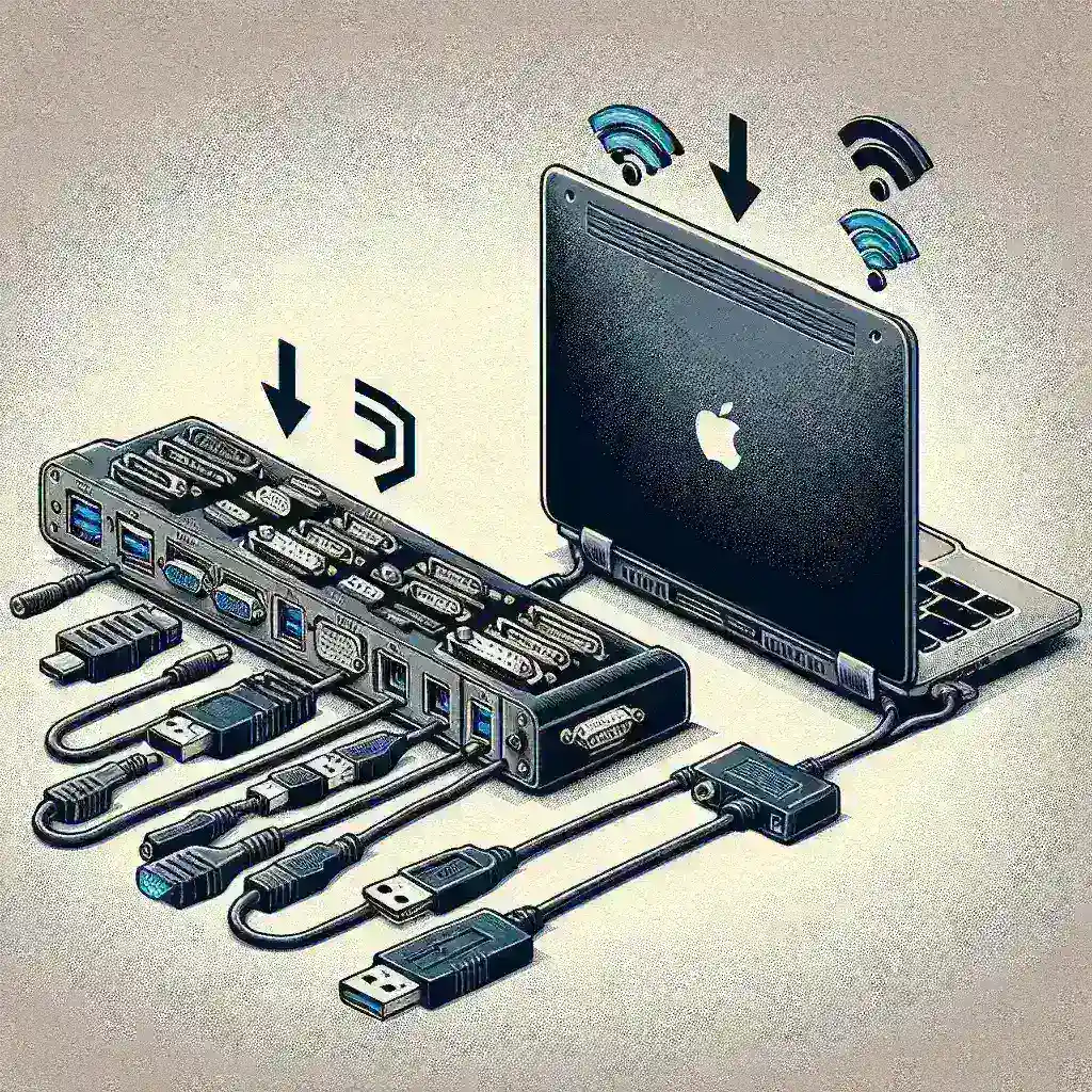 What Drove the Switch from Serial and Parallel to USB and Wi-Fi in Laptops